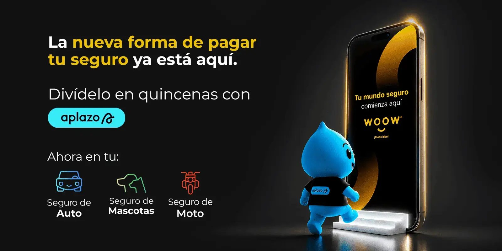 Aplazo llegó a WOOW