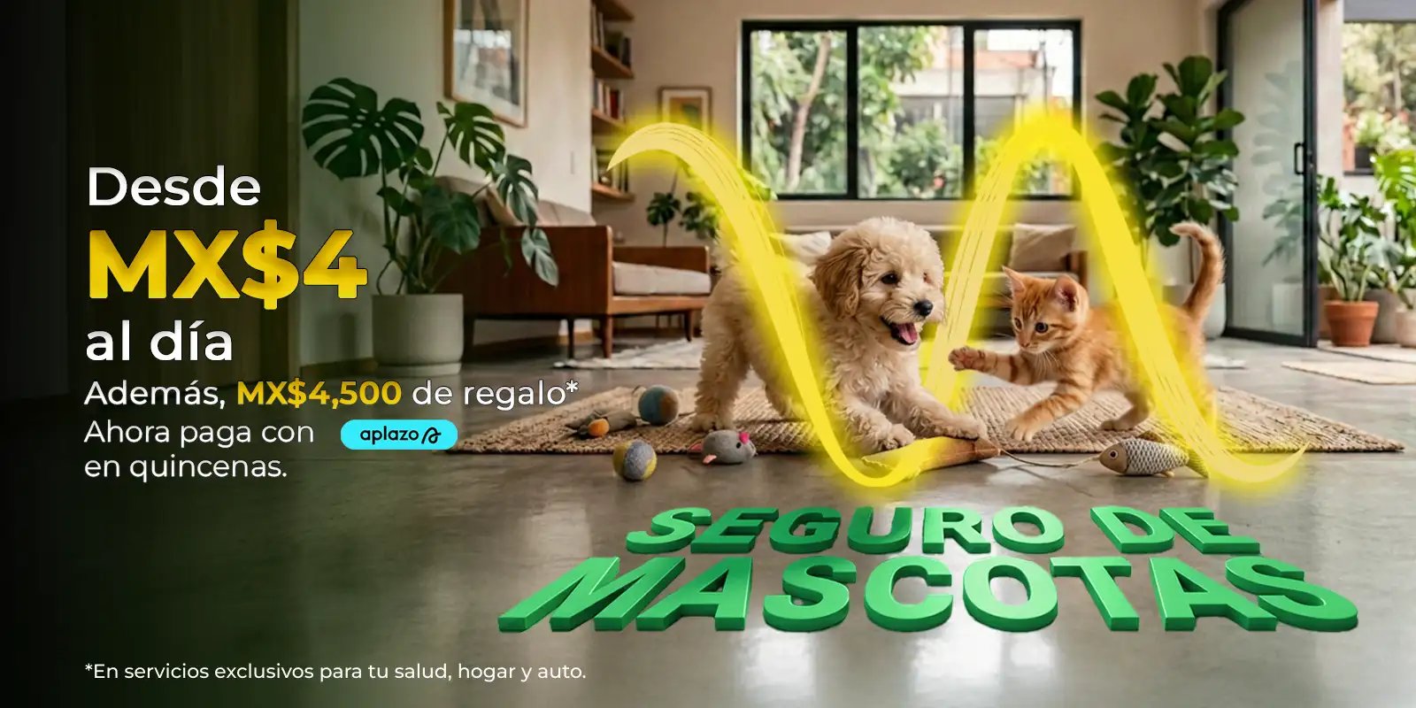 Seguro de Mascotas con Aplazo