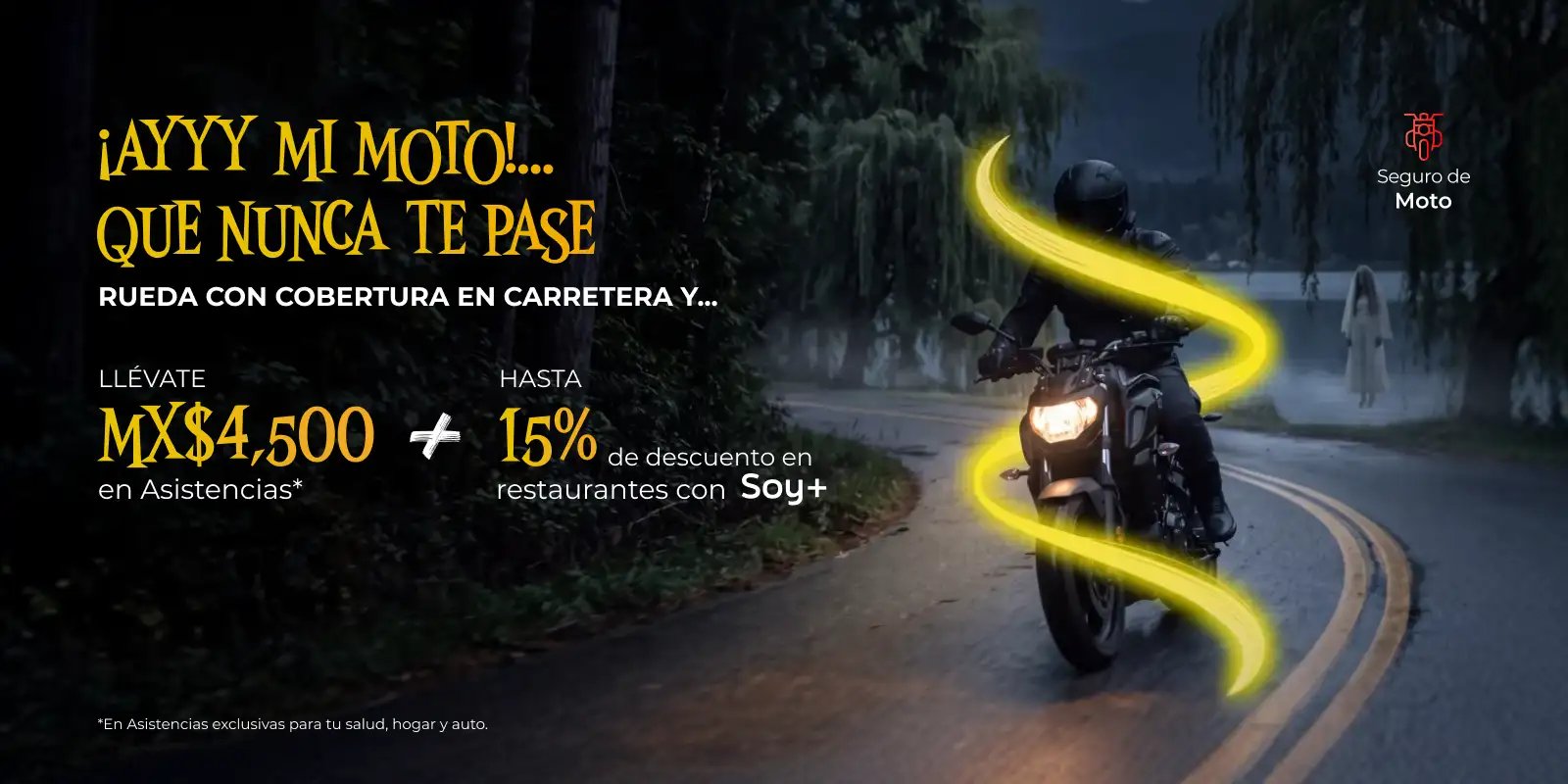 Moto en carretera - Seguro de Moto