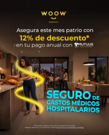 12% de descuento en Seguro de Gastos Médicos Hospitalarios