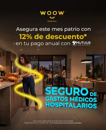12% de descuento en Seguro de Gastos Médicos Hospitalarios
