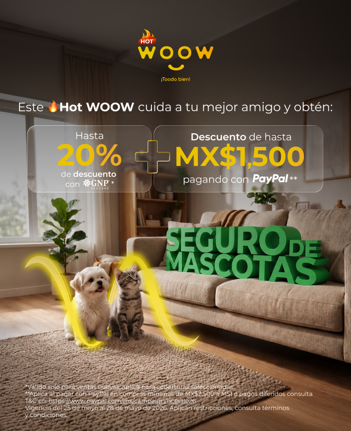 HOT WOOW Seguro de Mascotas