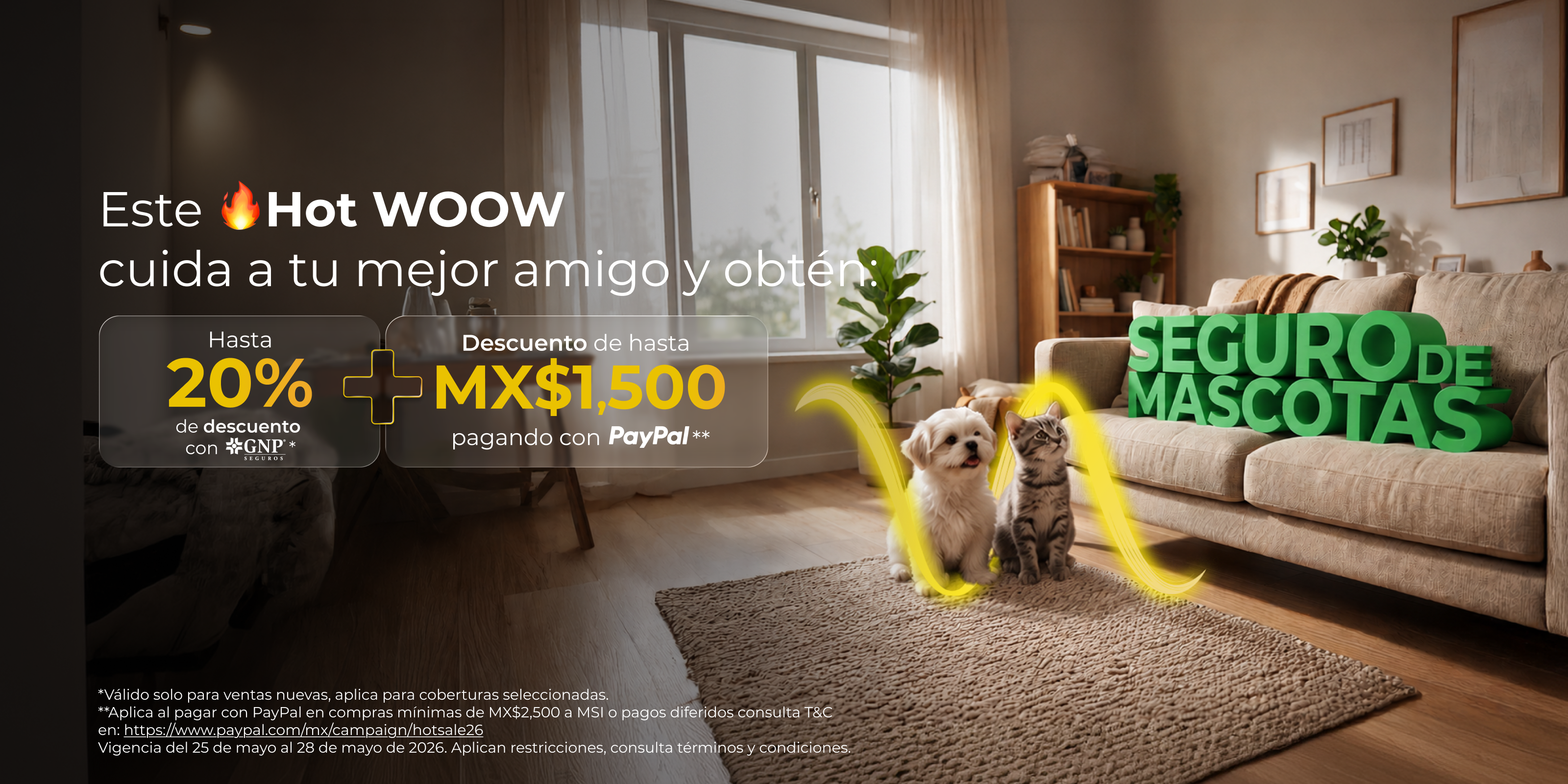 HOT WOOW Seguro de Mascotas