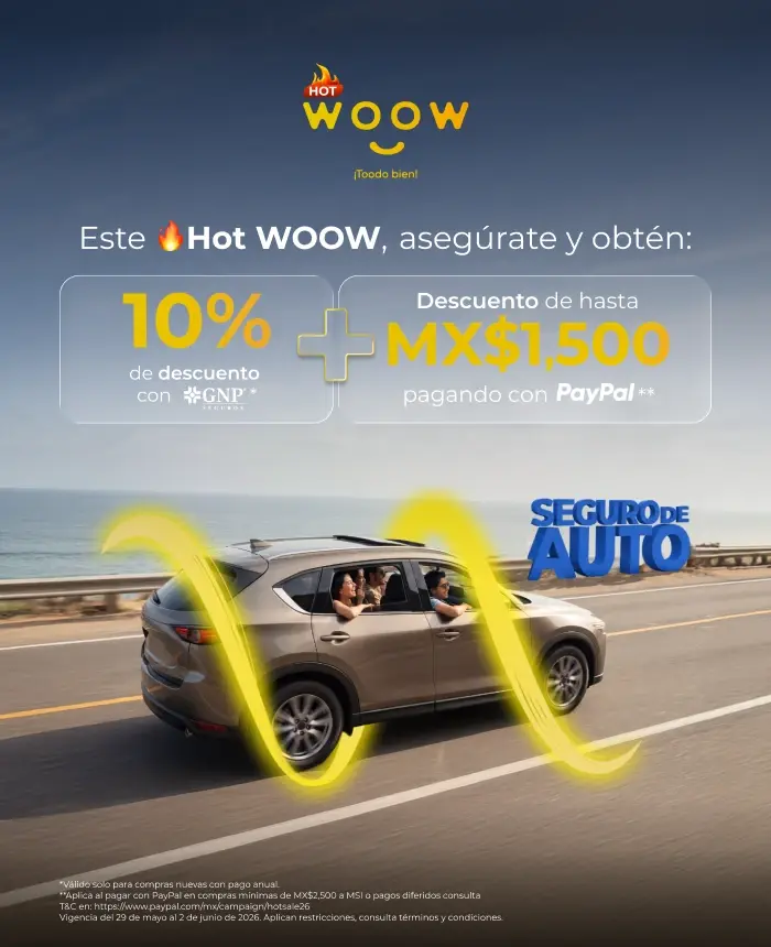 hot WOOW Seguro de Auto